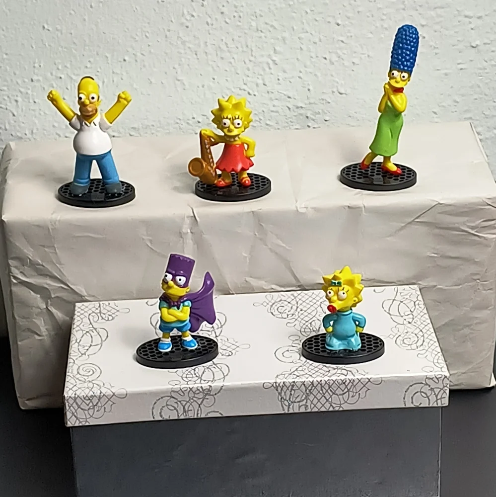 The Simpsons 2015 Figurines Bundle Of 5 Pcs